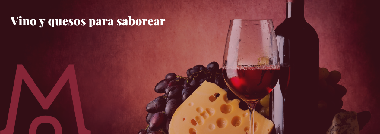 Vinos y quesos en la mesa