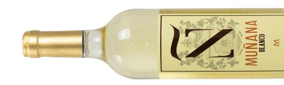 Vino Muñana Blanco en horizontal